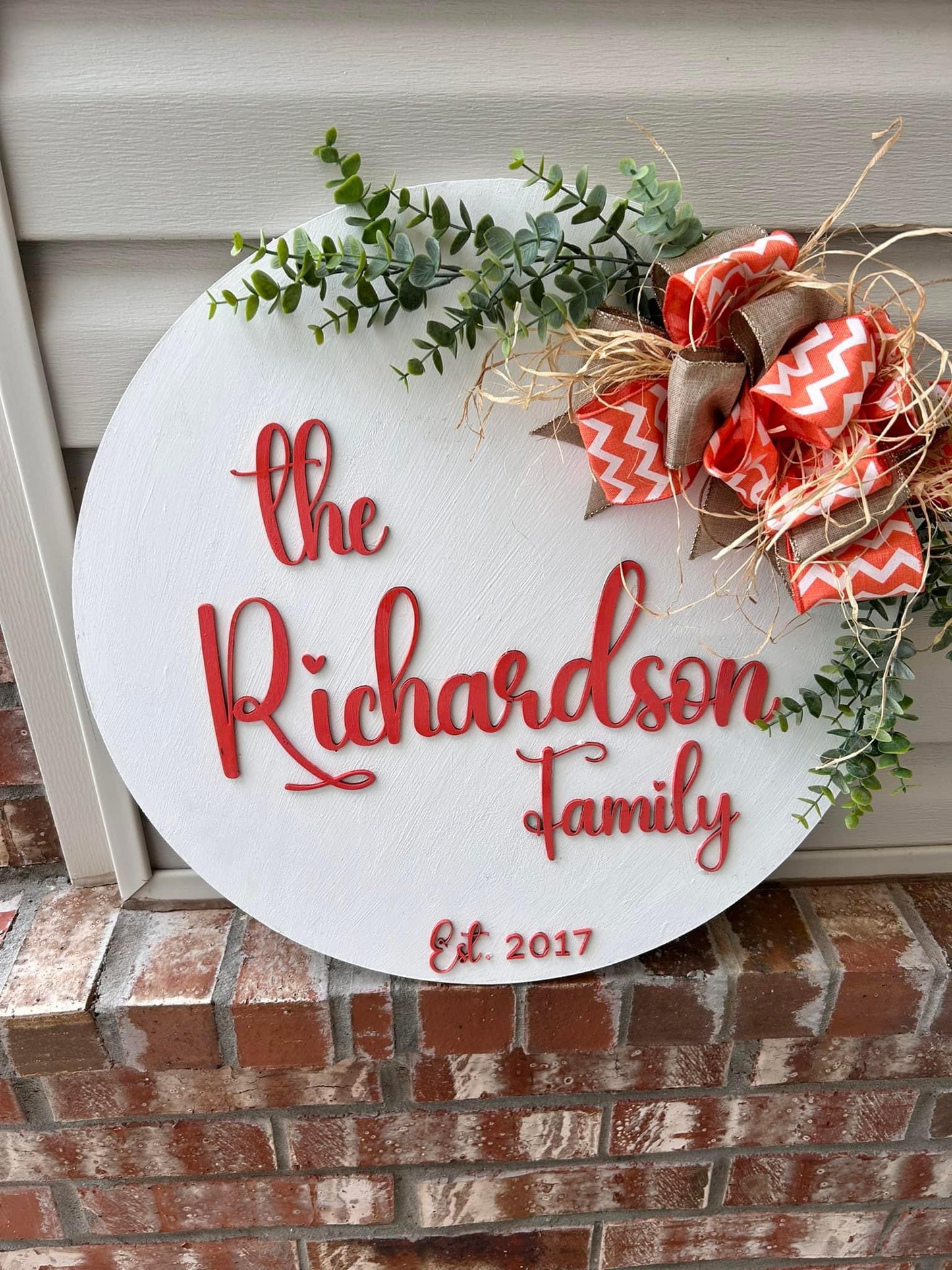 Custom door wreaths