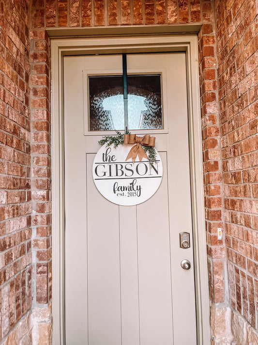 Custom door wreaths